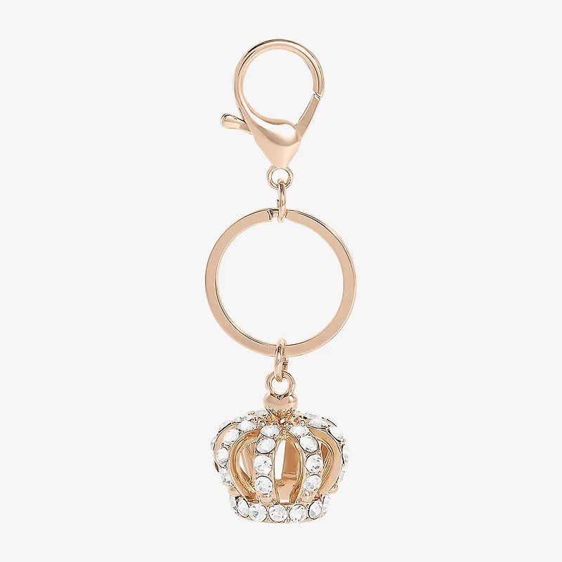 Juicy By Juicy Couture Gold Tone Crown Key Chain