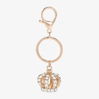 Juicy By Juicy Couture Gold Tone Crown Key Chain