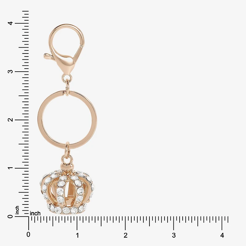 Juicy By Juicy Couture Gold Tone Crown Key Chain