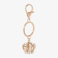 Juicy By Juicy Couture Gold Tone Crown Key Chain
