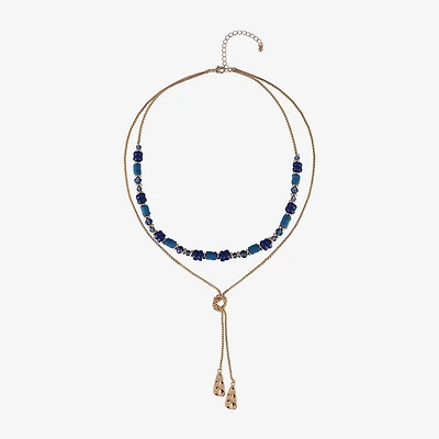 Mixit Gold Tone Bolo Womens 18 Inch Y Necklace