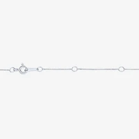(H-I / I1) Womens 1/6 CT. T.W. Lab Grown White Diamond 10K Gold Cross 18 Inch Pendant Necklace