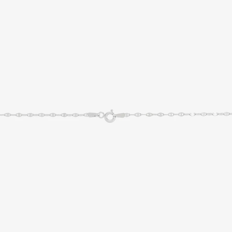 Silver Addiction Womens Sterling Silver Heart 17 Inch Pendant Necklace