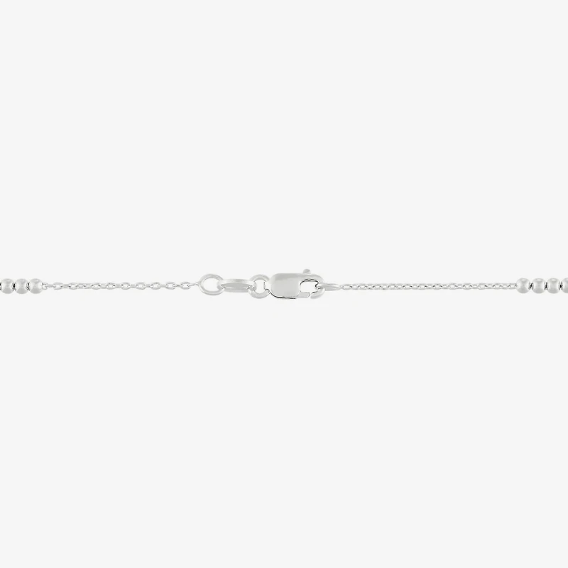 Made in Italy Womens Sterling Silver 18 Inch Cable Chain Necklace
