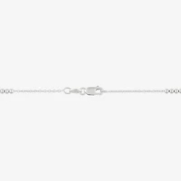 Made in Italy Womens Sterling Silver 18 Inch Cable Chain Necklace