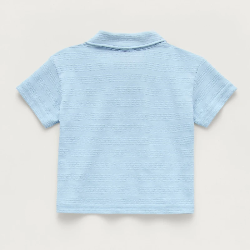 Okie Dokie Baby Boys Short Sleeve Regular Fit Polo Shirt