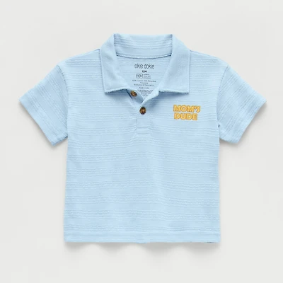 Okie Dokie Baby Boys Short Sleeve Regular Fit Polo Shirt
