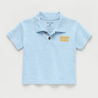 Okie Dokie Baby Boys Short Sleeve Regular Fit Polo Shirt