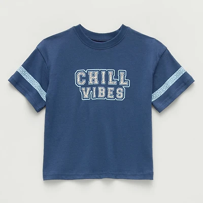 Okie Dokie Toddler & Little Boys Crew Neck Short Sleeve Regular Fit Graphic T-Shirt