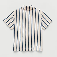 Okie Dokie Toddler & Little Boys Short Sleeve Knit Regular Fit Button-Down Shirt