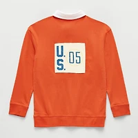 Thereabouts Little & Big Kid Boys Long Sleeve Regular Fit Spread Collar Rugby Shirt