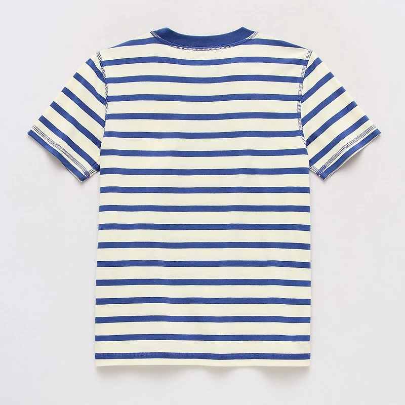 Thereabouts Little & Big Kid Boys Easy-on + Easy-off Sensory Friendly Crew Neck Short Sleeve Adaptive Regular Fit Graphic T-Shirt