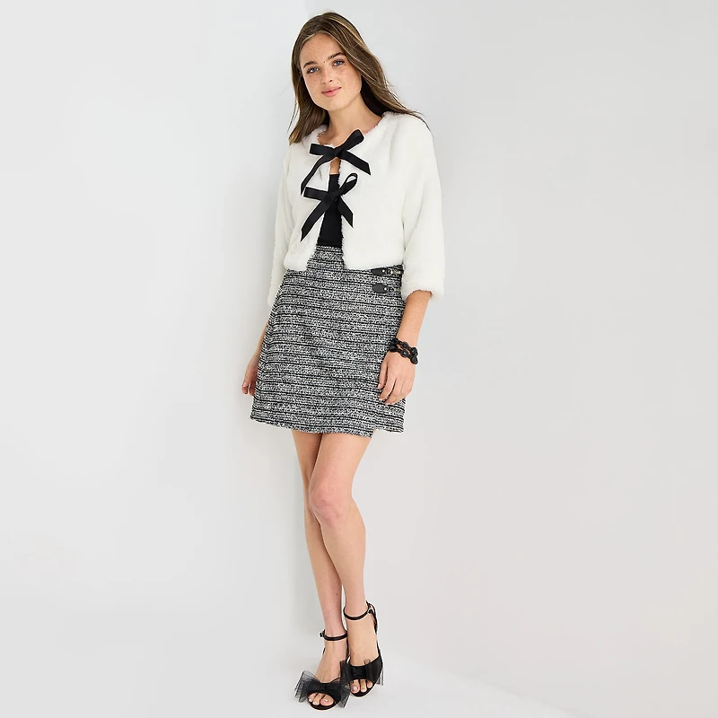 by&by Womens Juniors Midweight Coat