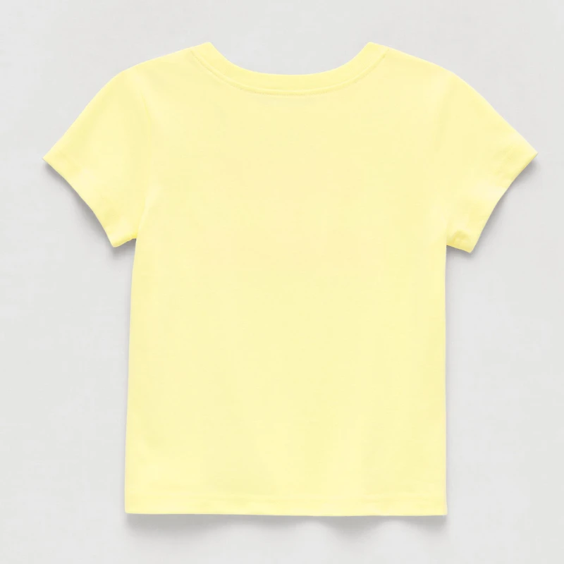Okie Dokie Toddler & Little Girls Round Neck Short Sleeve Regular Fit Graphic T-Shirt