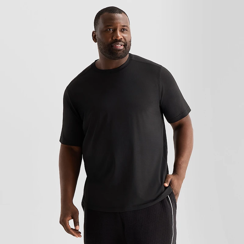 Shaquille O'Neal XLG™ Elevated Mens Crew Neck Short Sleeve Quick Dry Active T-Shirt
