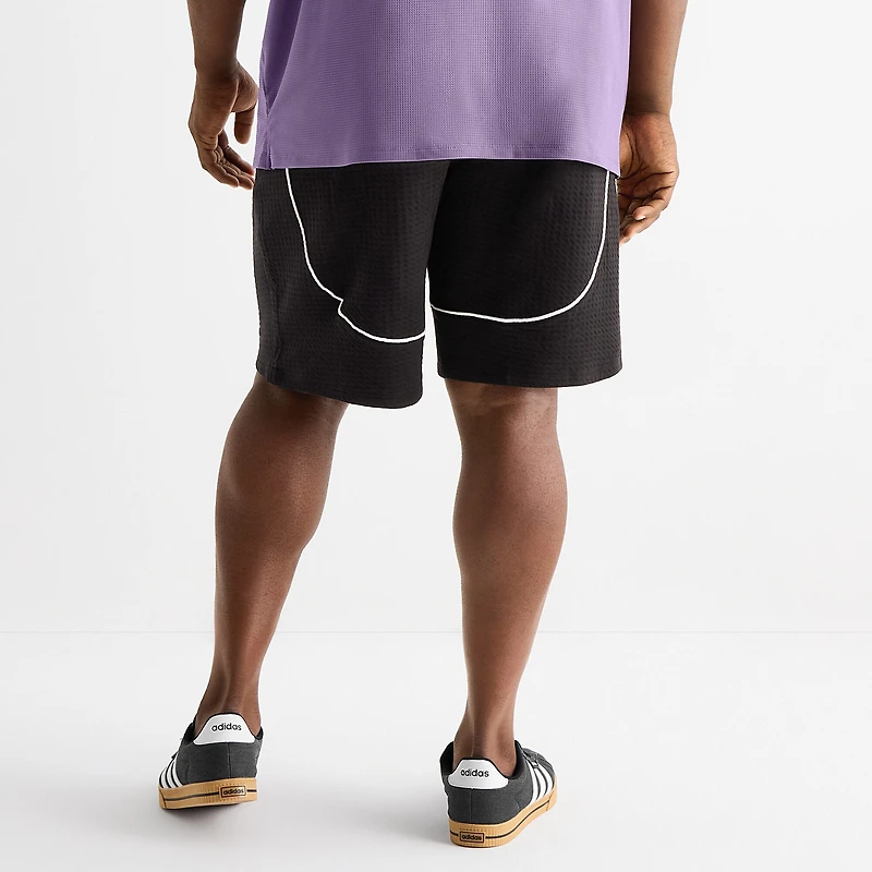 Shaquille O'Neal XLG™ Double Knit Pique Mens 8" Mid Rise Big and Tall Workout Shorts