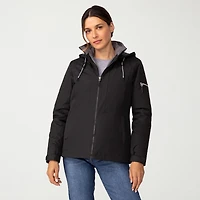 Free Country Womens Hooded Water Resistant Wind Heavyweight System Jacket