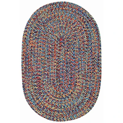 Capel Inc. Sea Pottery Concentric Braided Oval Rugs