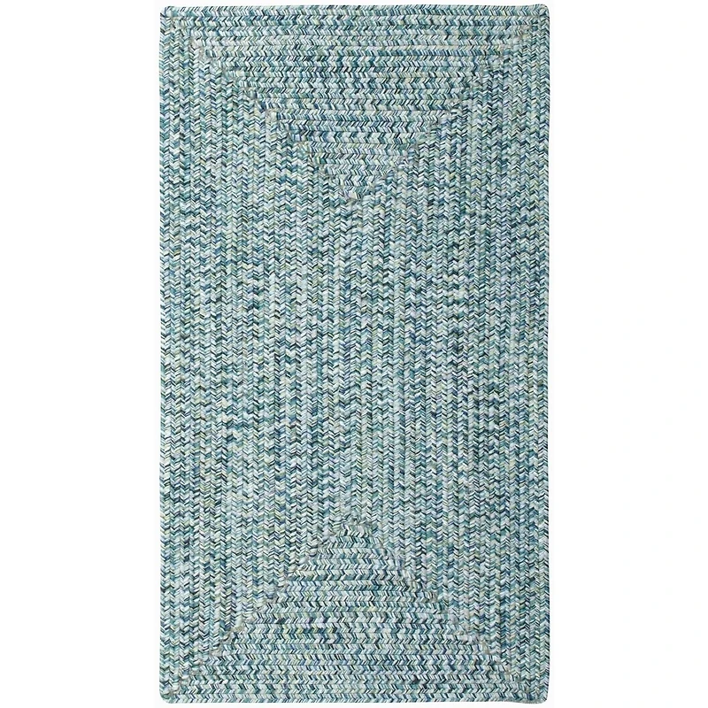 Capel Inc. Sea Pottery Concentric Braided Rectangular Rugs
