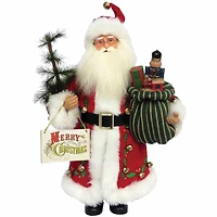 15" Merry Christmas Christmas Santa Figurine
