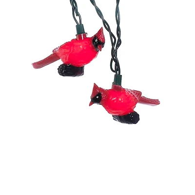 Kurt Adler Red Cardinal Light Set