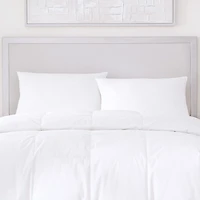 Queen Street Elegance 233 Thread Count Cotton Allergen Barrier Down Alternative Soft Density Pillow 2-Pack