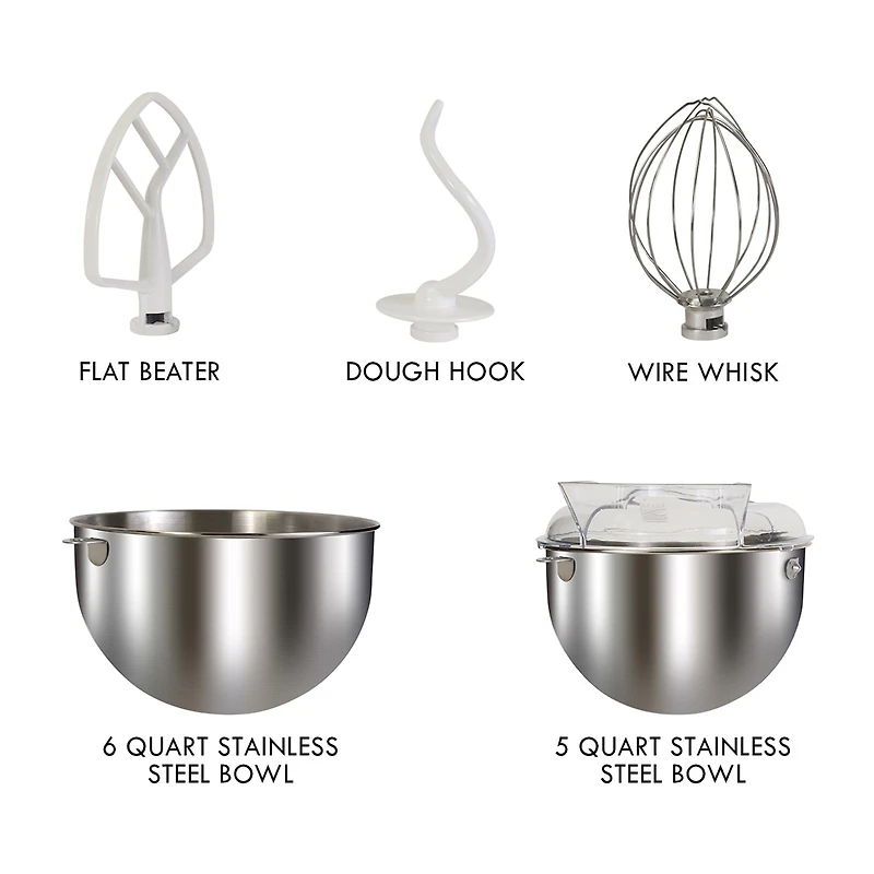 Kenmore Elite 6 qt Bowl-Lift Stand Mixer with Countdown Timer- 600 Watts