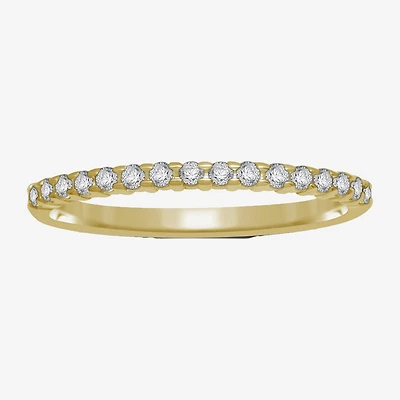 1/7 CT.T.W. Natural Diamond 10K or 14K Gold Band Ring