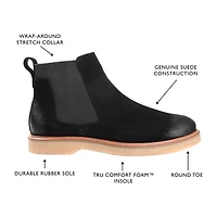 Thomas And Vine Mens Cedric Flat Heel Chelsea Boots