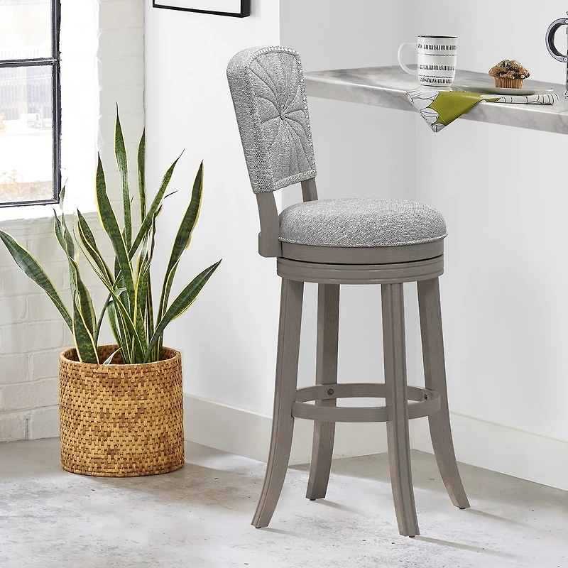 Santa Clara Il Swivel Bar Height Stool