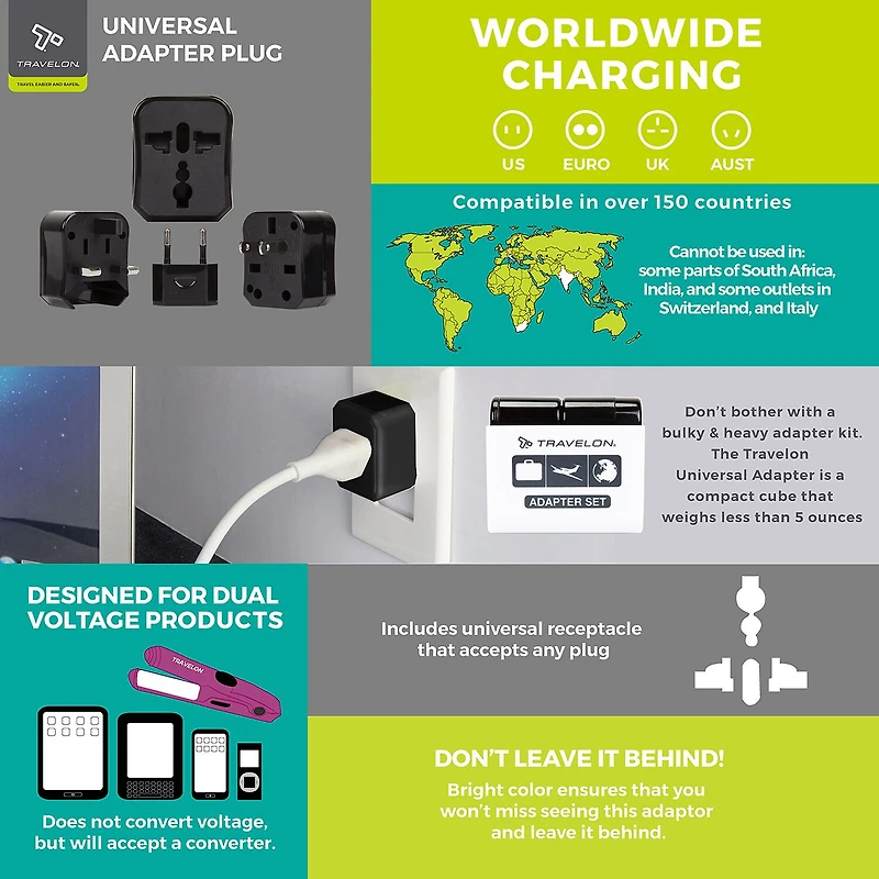 Travelon Universal Adapter Plug