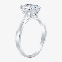 (H-I / SI2) Womens 1 1/2 CT. Lab-Grown White Diamond 14K Gold Pear Solitaire Engagement Ring
