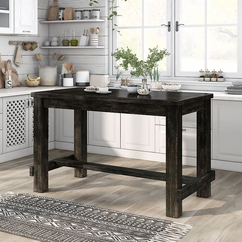Furniture of America™ Dimond Rectangular Wood-Top Dining Table