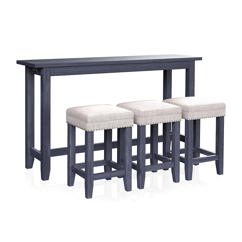 Furniture of America™ Mesti 4-pc. Counter Height Rectangular Dining Set