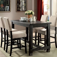 Furniture of America™ Minst 5-pc. Counter Height Rectangular Dining Set