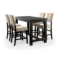 Furniture of America™ Minst 5-pc. Counter Height Rectangular Dining Set