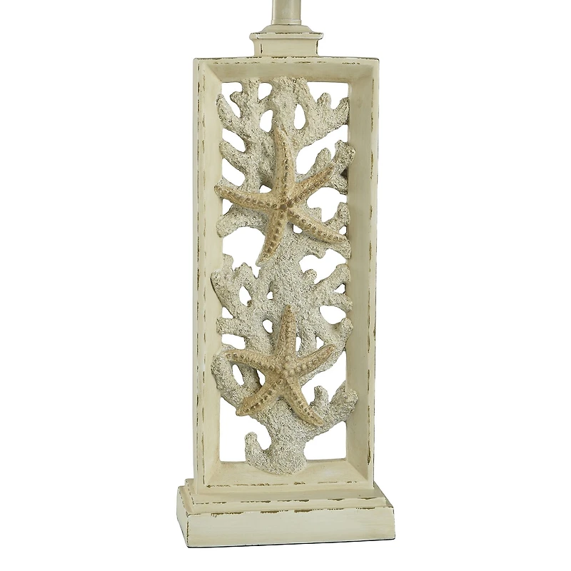 Stylecraft South Cove 15" W Cream Table Lamp