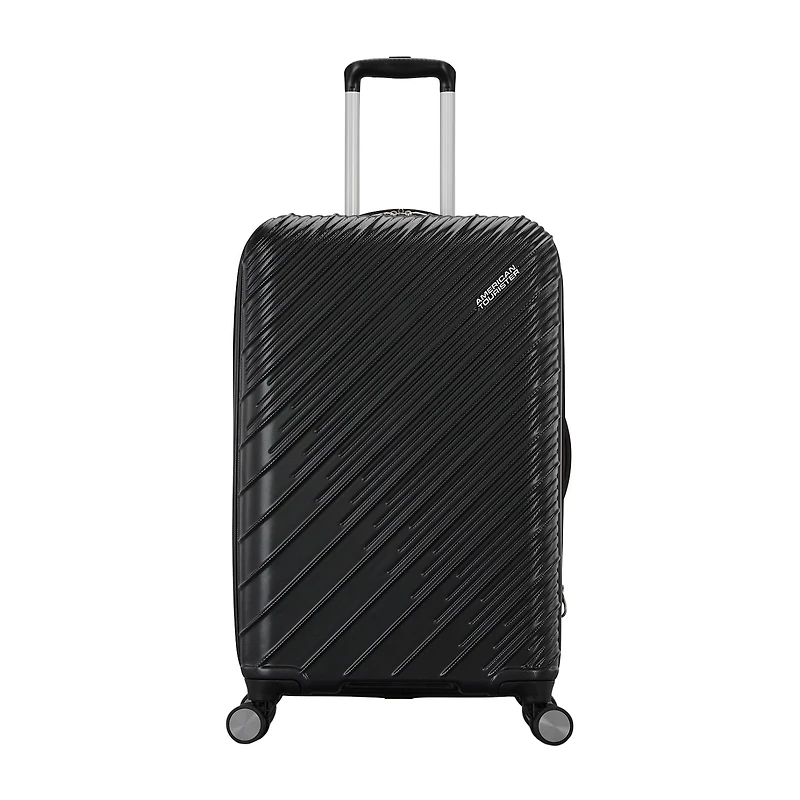 American Tourister Color Splash Inch Hardside Expandable Checked Spinner Luggage