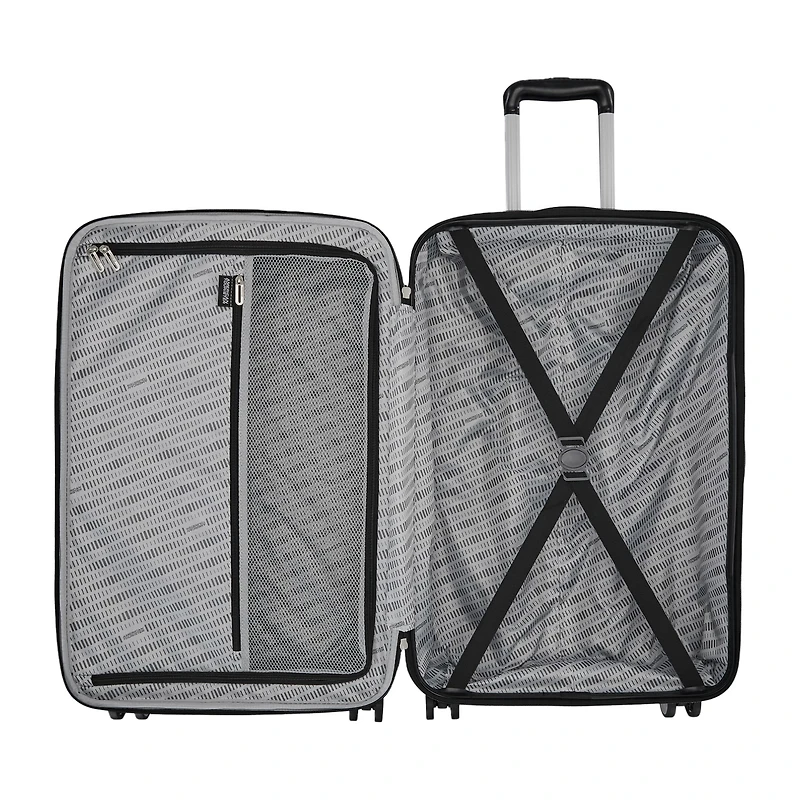 American Tourister Color Splash Inch Hardside Expandable Checked Spinner Luggage