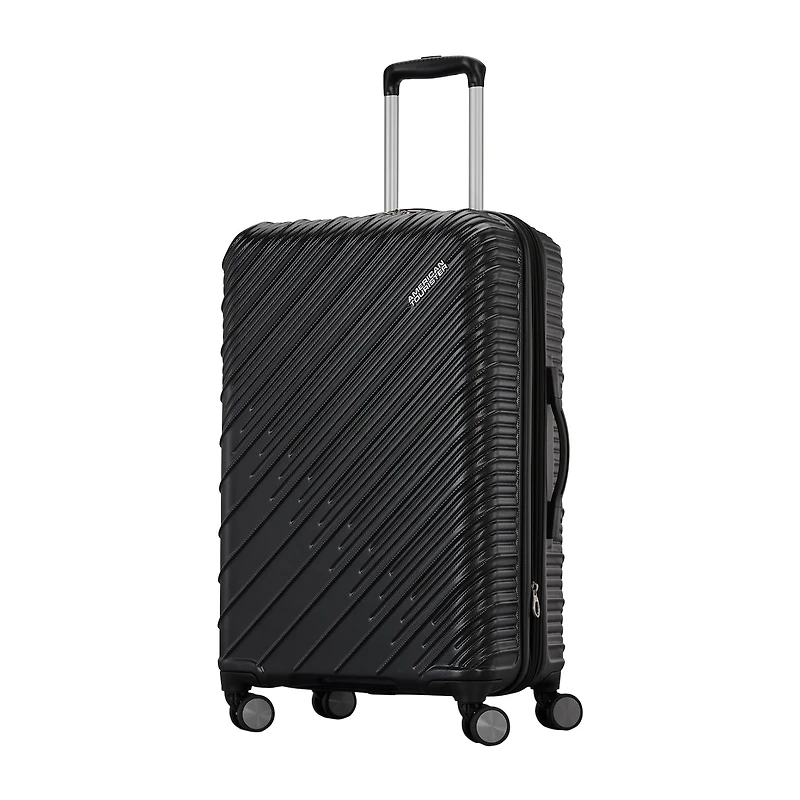 American Tourister Color Splash Inch Hardside Expandable Checked Spinner Luggage