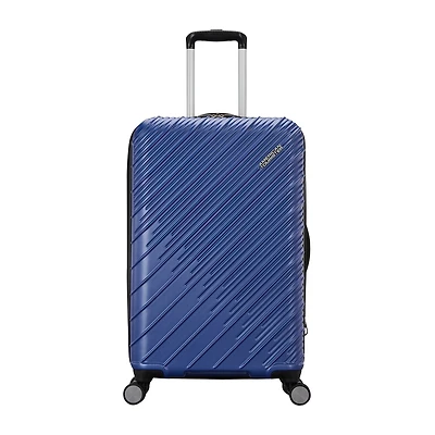 American Tourister Color Splash Inch Hardside Expandable Checked Spinner Luggage