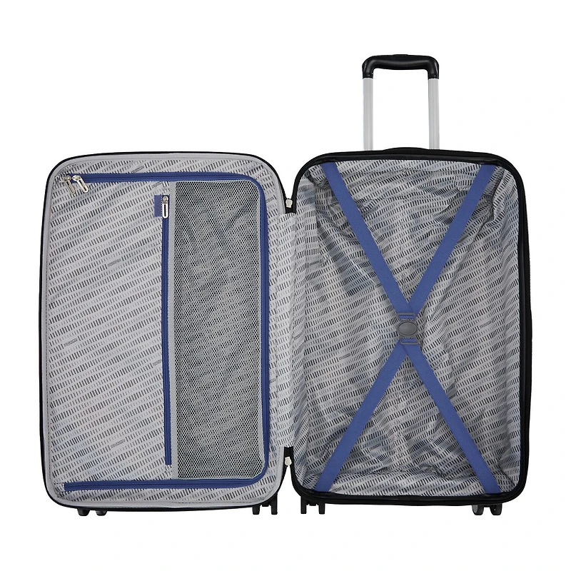 American Tourister Color Splash Inch Hardside Expandable Checked Spinner Luggage