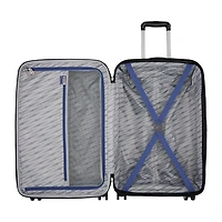 American Tourister Color Splash Inch Hardside Expandable Checked Spinner Luggage