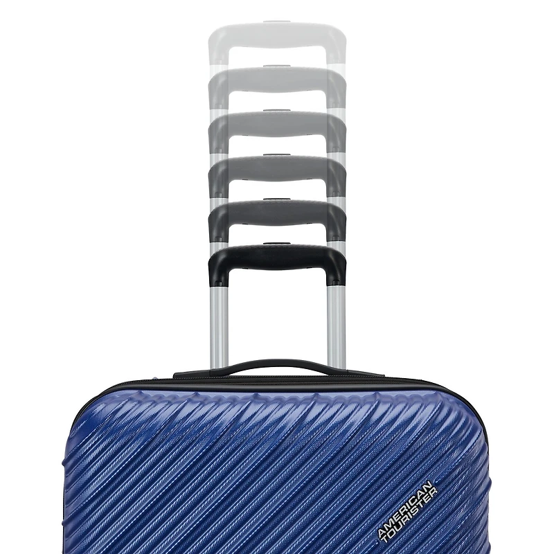 American Tourister Color Splash Inch Hardside Expandable Checked Spinner Luggage