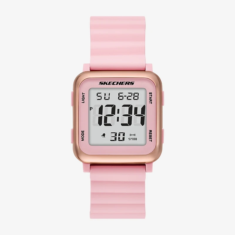 Skechers Womens Pink Strap Watch Sr6312