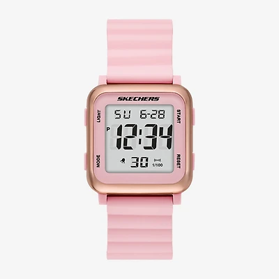 Skechers Womens Pink Strap Watch Sr6312