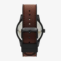 Skechers Mens Brown 3-pc. Watch Boxed Set Sr9117