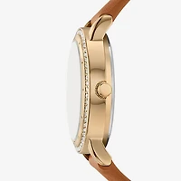 Skechers Womens Brown 6-pc. Watch Boxed Set Sr9126