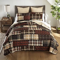 Donna Sharp Lj Plaid Hypoallergenic Quilt Set