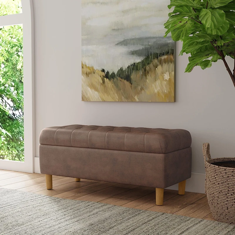 Homepop Storage Bench